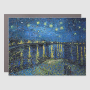 Vincent van Gogh - Starry Night Over the Rhone Car Magnet