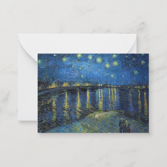 Vincent van Gogh - Starry Night Over the Rhone Card (Front)