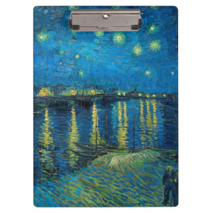 Vincent Van Gogh Starry Night Over the Rhone Clipboard
