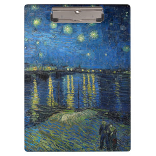 Vincent van Gogh - Starry Night Over the Rhone Clipboard