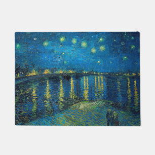 Vincent Van Gogh Starry Night Over the Rhone Doormat