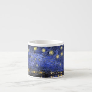 Vincent Van Gogh Starry Night Over The Rhone Espresso Cup