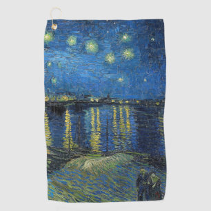 Vincent van Gogh - Starry Night Over the Rhone Golf Towel