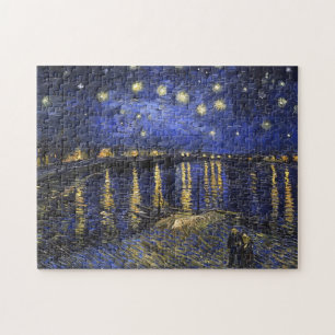 Vincent Van Gogh Starry Night Over The Rhone Jigsaw Puzzle