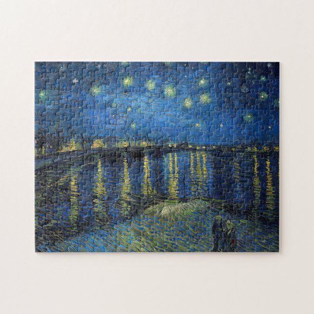 Vincent van Gogh - Starry Night Over the Rhone Jigsaw Puzzle (Horizontal)
