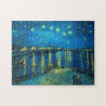 Vincent Van Gogh Starry Night Over The Rhone Jigsaw Puzzle<br><div class="desc">Vincent Van Gogh Starry Night Over The Rhone Jigsaw Puzzle.</div>