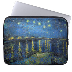 Vincent Van Gogh - Starry Night Over the Rhone Laptop Sleeve