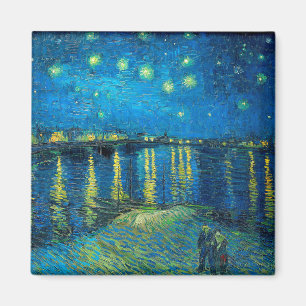 Vincent Van Gogh Starry Night Over The Rhone Magnet