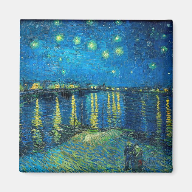Vincent Van Gogh Starry Night Over The Rhone Magnet (Front)