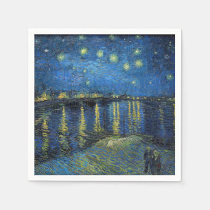 Vincent van Gogh - Starry Night Over the Rhone Napkin