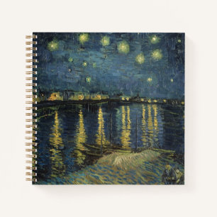 Vincent van Gogh Starry Night Over the Rhone Notebook