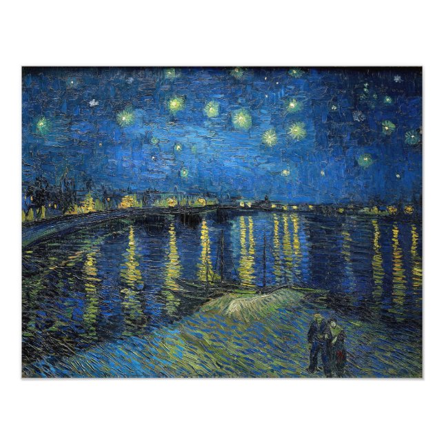 Vincent van Gogh - Starry Night Over the Rhone Photo Print (Front)