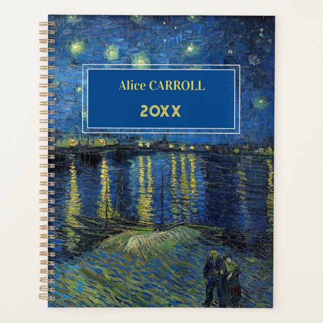 Vincent van Gogh - Starry Night Over the Rhone Planner (Front)