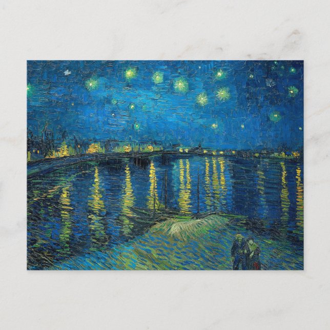 Vincent Van Gogh Starry Night Over the Rhone Postcard (Front)