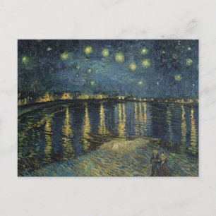 Vincent van Gogh   Starry Night Over the Rhone Postcard