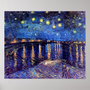 Vincent Van Gogh - Starry Night Over The Rhone Poster