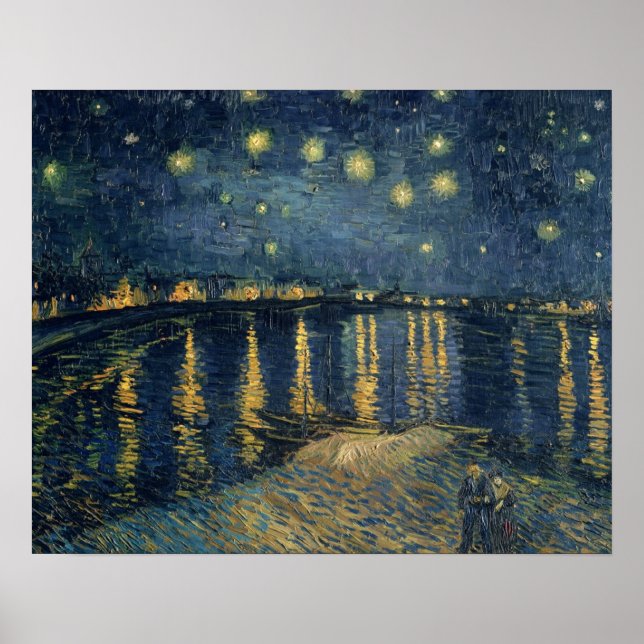 Vincent van Gogh | Starry Night Over the Rhone Poster (Front)