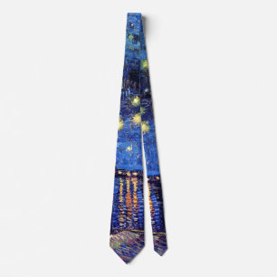 Vincent Van Gogh - Starry Night Over The Rhone Tie