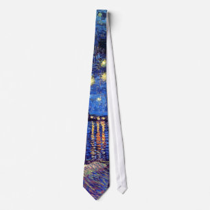 Vincent Van Gogh - Starry Night Over The Rhone Tie