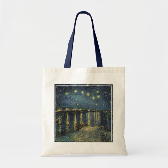 Vincent van Gogh | Starry Night Over the Rhone Tote Bag (Front)