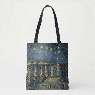 Vincent van Gogh Starry Night Over the Rhone Tote Bag