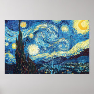 Vincent Van Gogh Starry NIght Painting Poster