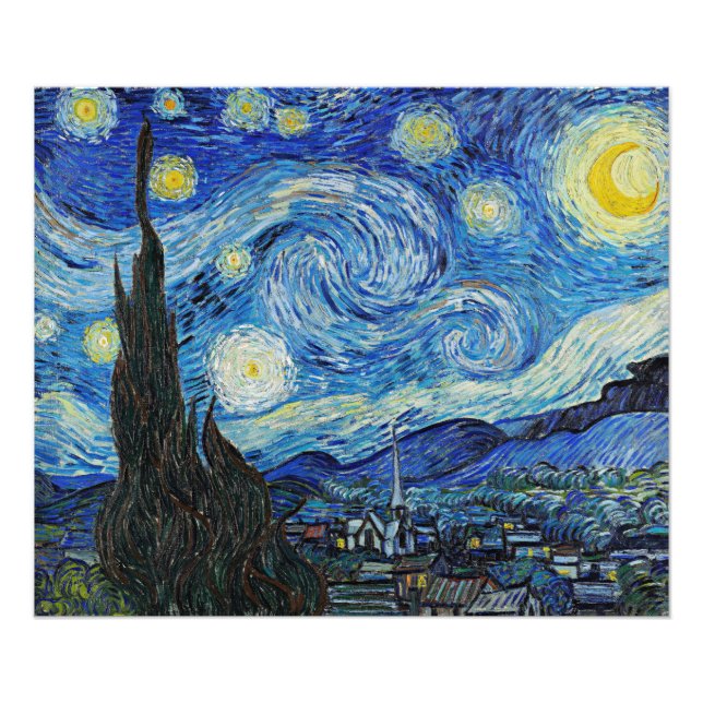 Vincent van Gogh, Starry Night Photo Print (Front)
