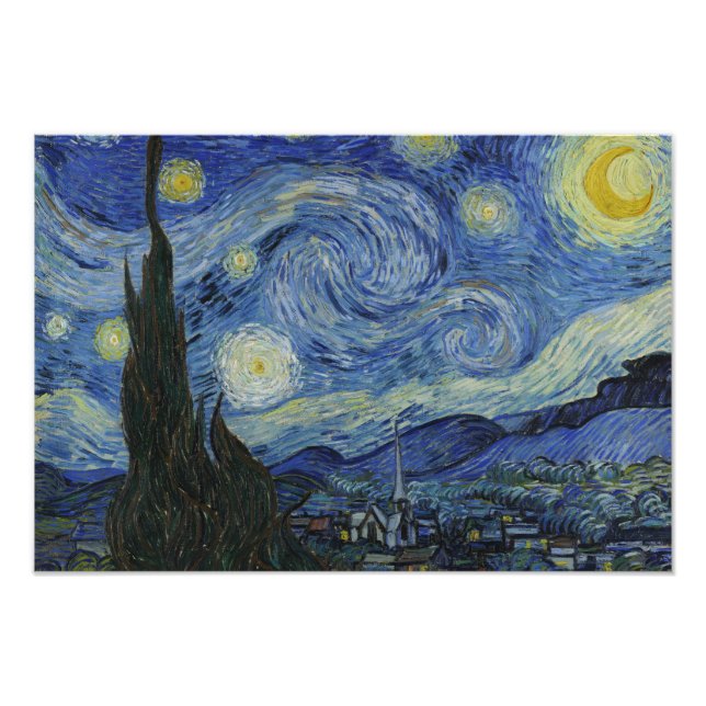 Vincent van Gogh - Starry Night Photo Print (Front)