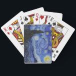 Vincent Van Gogh "Starry Night" Playing Cards<br><div class="desc">Now you can enjoy all of your favourite card games with these "Starry Night" playing cards!  Painted by the renowned Impressionist painter Vincent Van Gogh,  "Starry Night"  was painted using oil on canvas in Saint-Rémy,  France in June of 1889. Makes a great gift!</div>