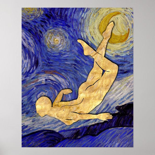 Vincent Van Gogh Starry Night Poster (Front)