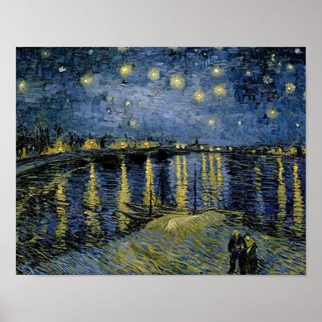 Vincent van Gogh - Starry Night Poster (Front)