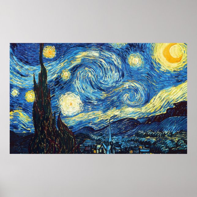 Vincent Van Gogh - Starry Night Poster (Front)