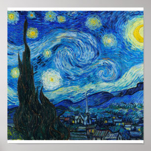 Vincent Van Gogh - Starry Night Poster