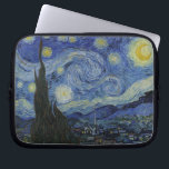 Vincent van Gogh Starry Night Sleeve<br><div class="desc">Vincent van Gogh's famous painting 'Starry Night' printed on the protective cover for your computer.</div>