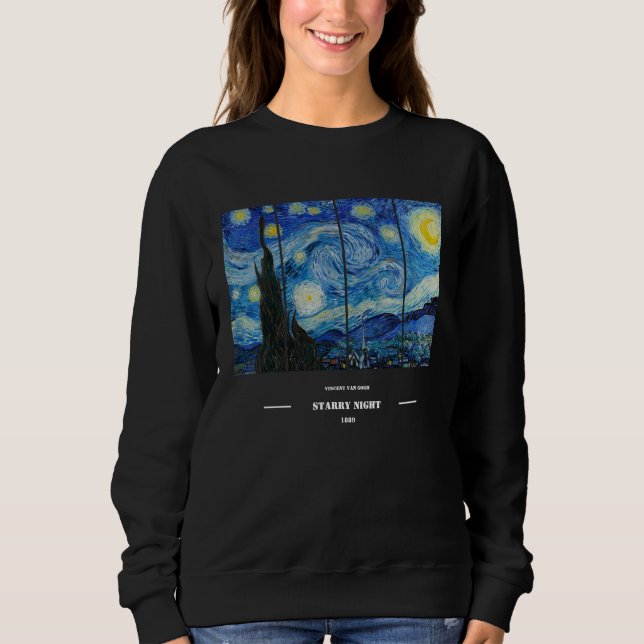 Vincent Van Gogh Starry Night Sweatshirt  (Front)