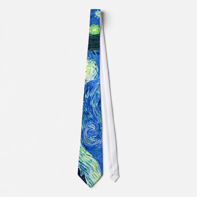 vincent van gogh starry night tie (Front)