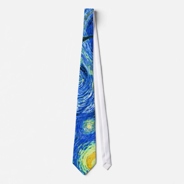 vincent van gogh starry night tie (Front)