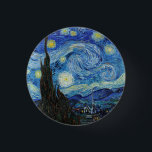 Vincent Van Gogh Starry Night Vintage Fine Art 3 Cm Round Badge<br><div class="desc">Vincent Van Gogh Starry Night Vintage Fine Art Button</div>