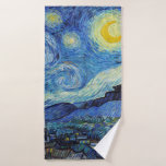 Vincent Van Gogh Starry Night Vintage Fine Art Bath Towel<br><div class="desc">Vincent Van Gogh Starry Night Vintage Fine Art Bath Towel</div>