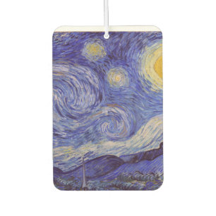 Vincent Van Gogh Starry Night Vintage Fine Art Car Air Freshener