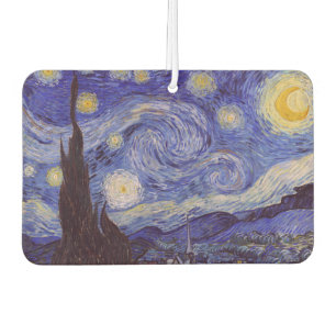 Vincent Van Gogh Starry Night Vintage Fine Art Car Air Freshener