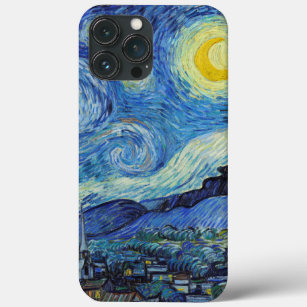 Vincent Van Gogh Starry Night Vintage Fine Art iPhone 13 Pro Max Case
