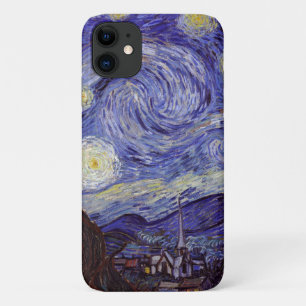 Vincent Van Gogh Starry Night Vintage Fine Art iPhone 11 Case