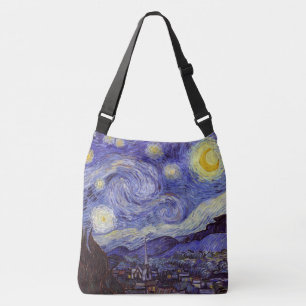 Vincent Van Gogh Starry Night Vintage Fine Art Crossbody Bag