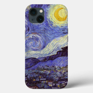 Vincent Van Gogh Starry Night Vintage Fine Art iPhone 13 Case