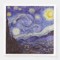 Vincent Van Gogh Starry Night Vintage Fine Art
