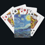 Vincent Van Gogh Starry Night Vintage Fine Art Playing Cards<br><div class="desc">Vincent Van Gogh Starry Night Vintage Fine Art Playing Card</div>