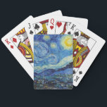 Vincent Van Gogh Starry Night Vintage Fine Art Playing Cards<br><div class="desc">Vincent Van Gogh Starry Night Vintage Fine Art Playing Card</div>
