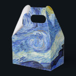 Vincent Van Gogh Starry Night Wedding Favour Box<br><div class="desc">Wedding favour boxes featuring Vincent Van Gogh Starry Night painting.</div>