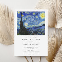 Vincent Van Gogh Starry Night Wedding
